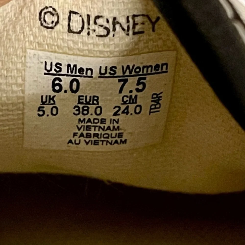 Vans Disney Authentic Mickey Mouse Aloha Sneakers Limited Edition 7.5 Women’s - Picture 7 of 9